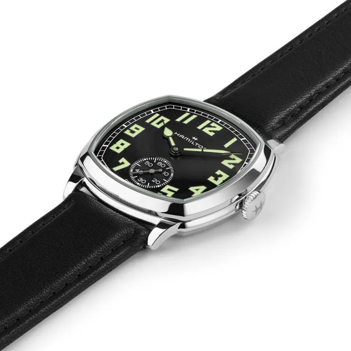 Hamilton American Classic Cushion Mechanical Black H36129730 detay görseli 1