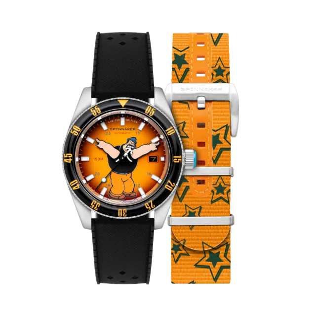 Beğenmek için çift tıkla Spinnaker Fleuss Automatic Popeye Bronemies Limited Edition Brutus Yellow SP516101 Görsel 1