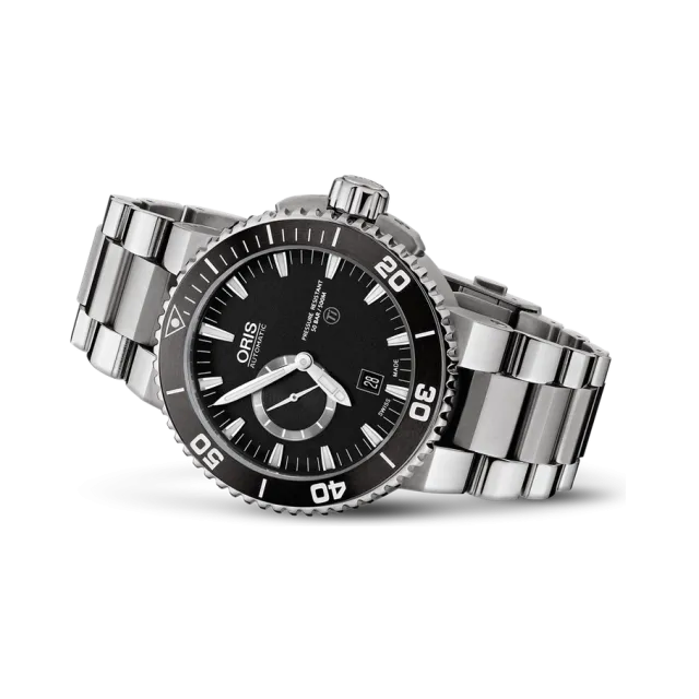 Beğenmek için çift tıkla Oris Aquis Titan Small Second Date Otomatik Siyah 01743766471540782675PEB Görsel 1
