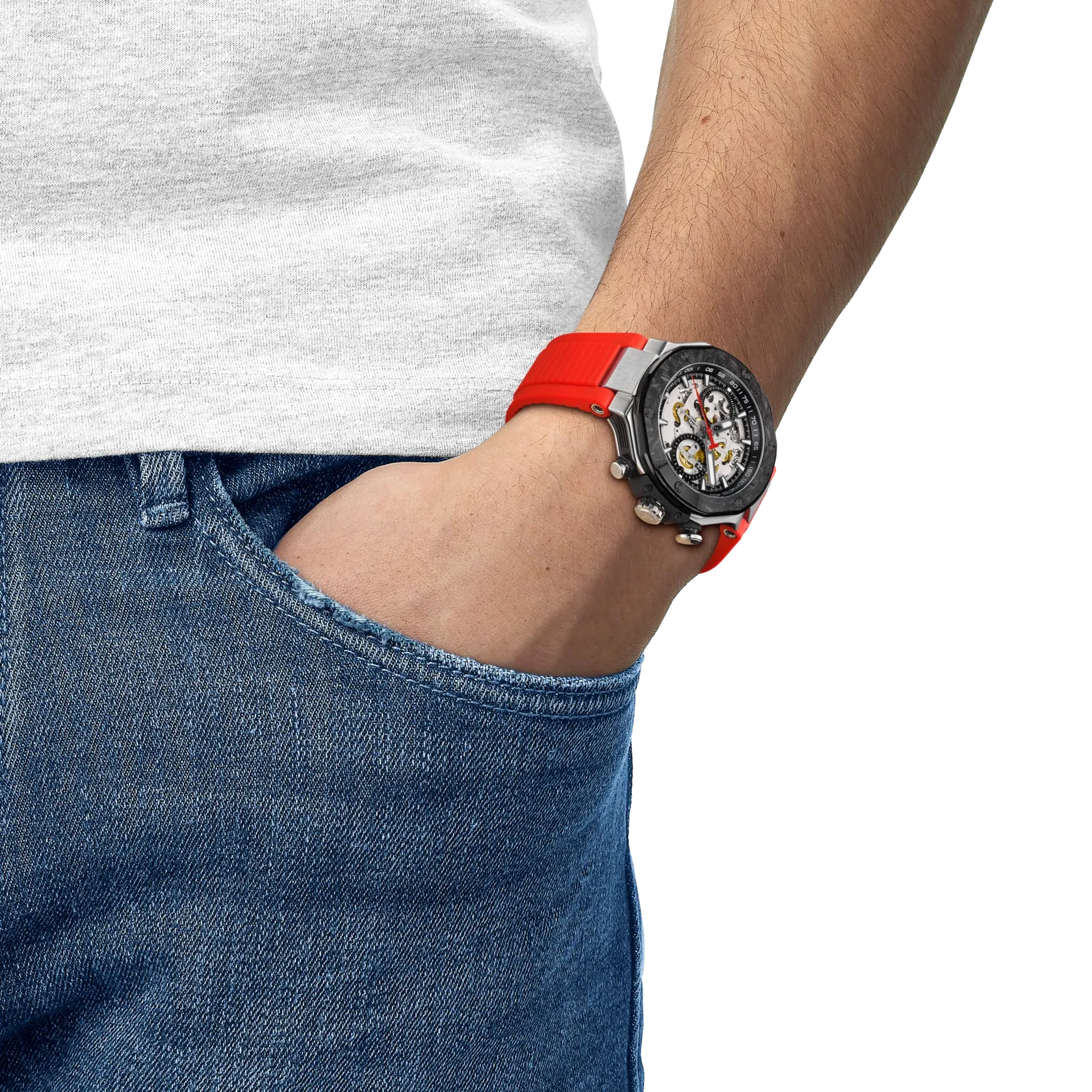 Tissot T-Race MotoGP 2026 Otomatik Siyah T1414622705100 detay görseli 4