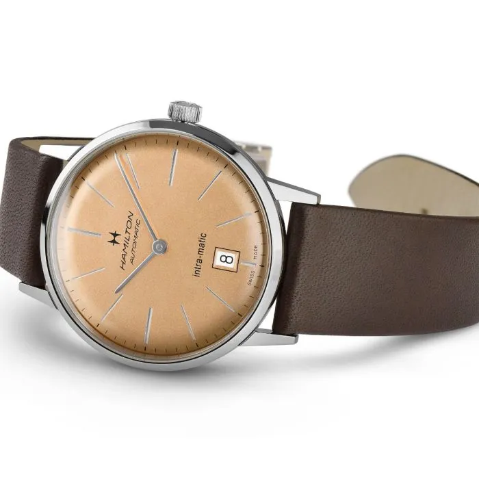 Hamilton American Classic Intra-Matic Auto Şampanya H38455501 detay görseli 3