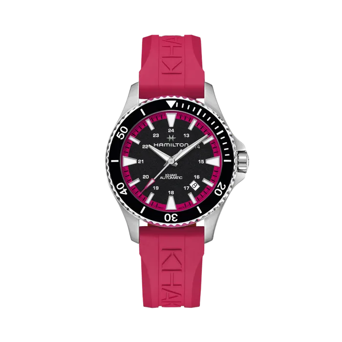 Hamilton Khaki Navy Scuba Auto Otomatik Siyah H82395330