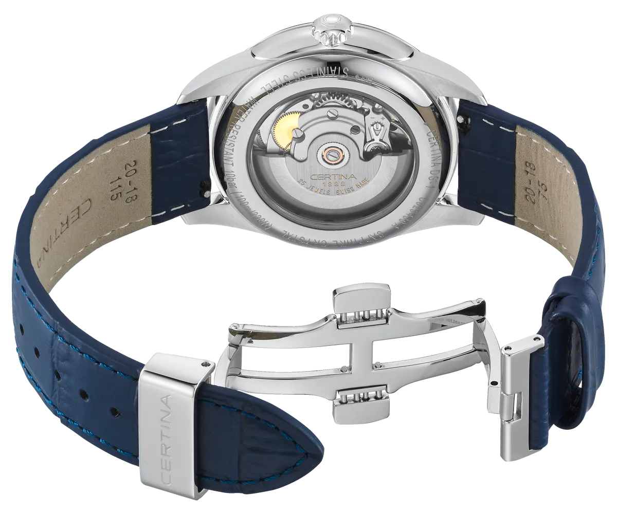 Certina DS-1 Day Date Otomatik Beyaz C0294301601100 detay görseli 2