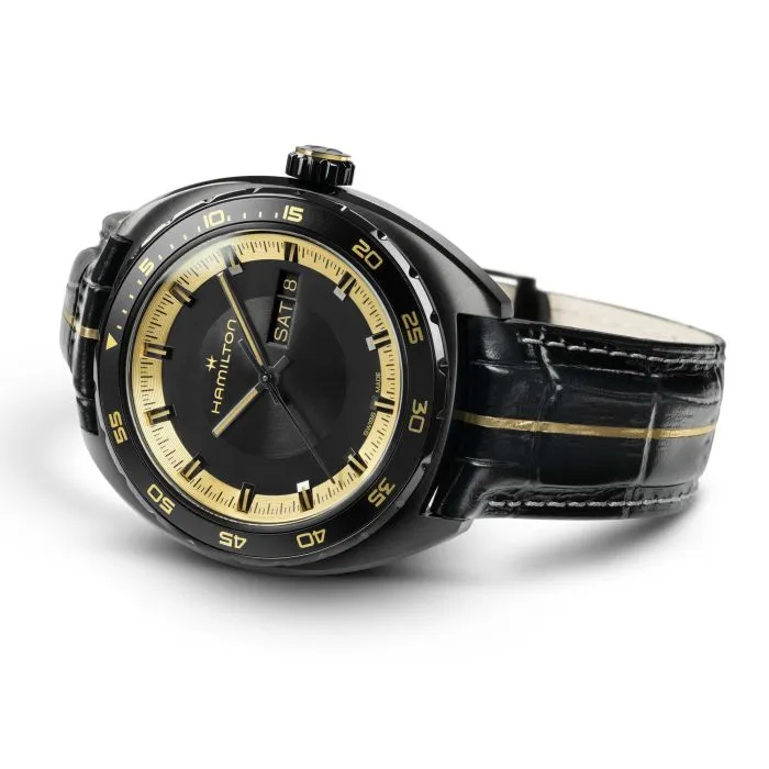 Hamilton American Classic Pan Europ Resident Evil Requiem Limited Edition Otomatik Siyah H35455730 detay görseli 2