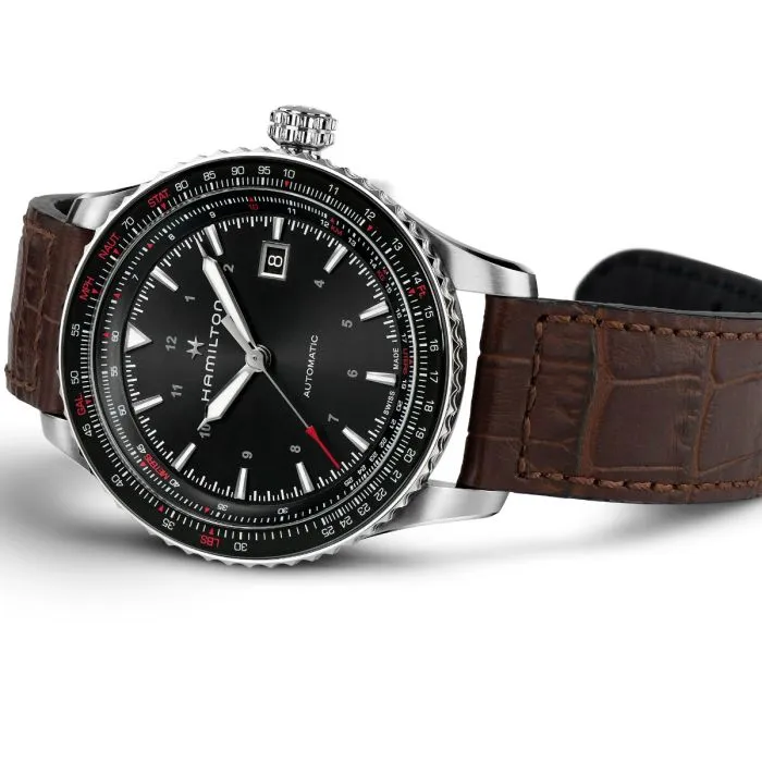 Hamilton Khaki Aviation Converter Auto Siyah H76615530 detay görseli 3