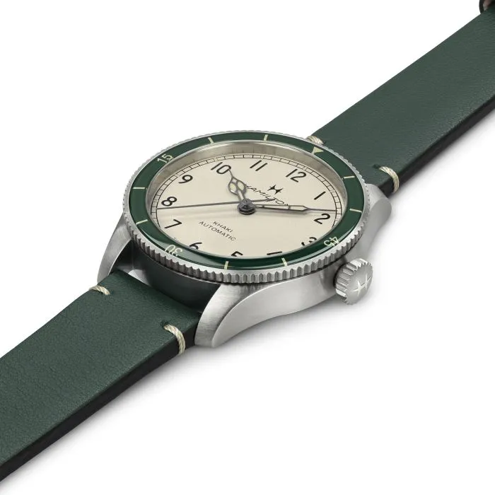 Hamilton Khaki Aviation Pilot Pioneer 38mm Otomatik Beyaz H76255810 detay görseli 4