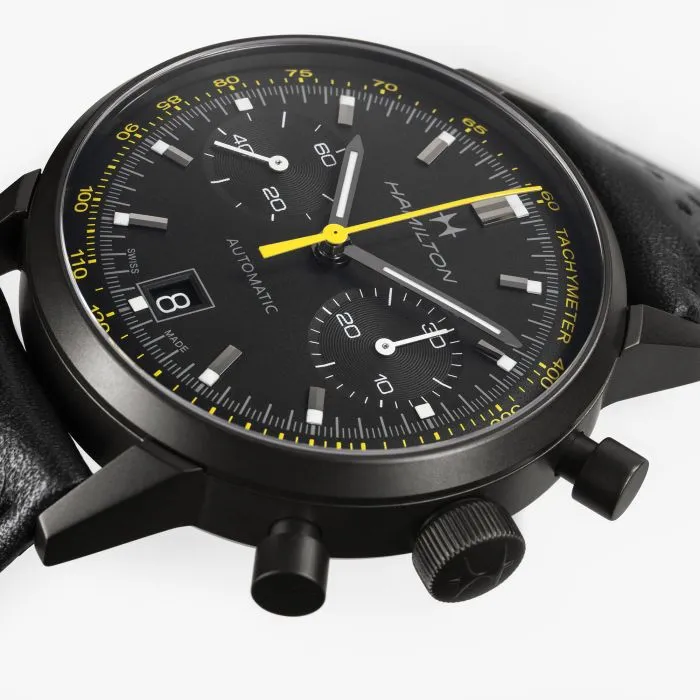Hamilton American Classic Intra-Matic Autochrono Siyah H38446731 detay görseli 1