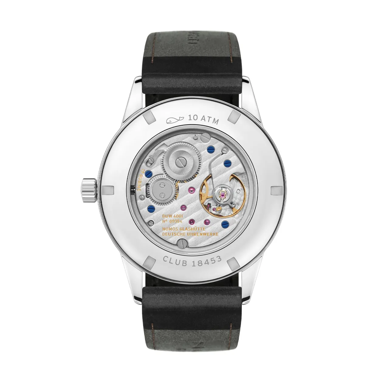 NOMOS Glashütte Club 38 Ruthenium 770GB detay görseli 5