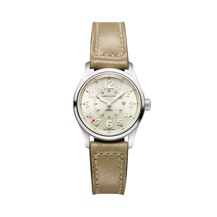 Hamilton Khaki Field Khaki Officer Auto Otomatik Bej H70365983