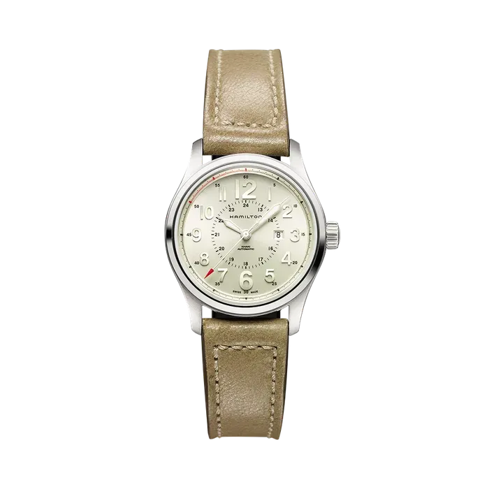 Hamilton Khaki Field Khaki Officer Auto Otomatik Bej H70365983