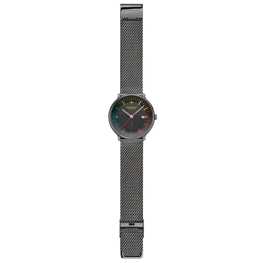 Mondaine Doppio Siyah MLE41221SM detay görseli 5