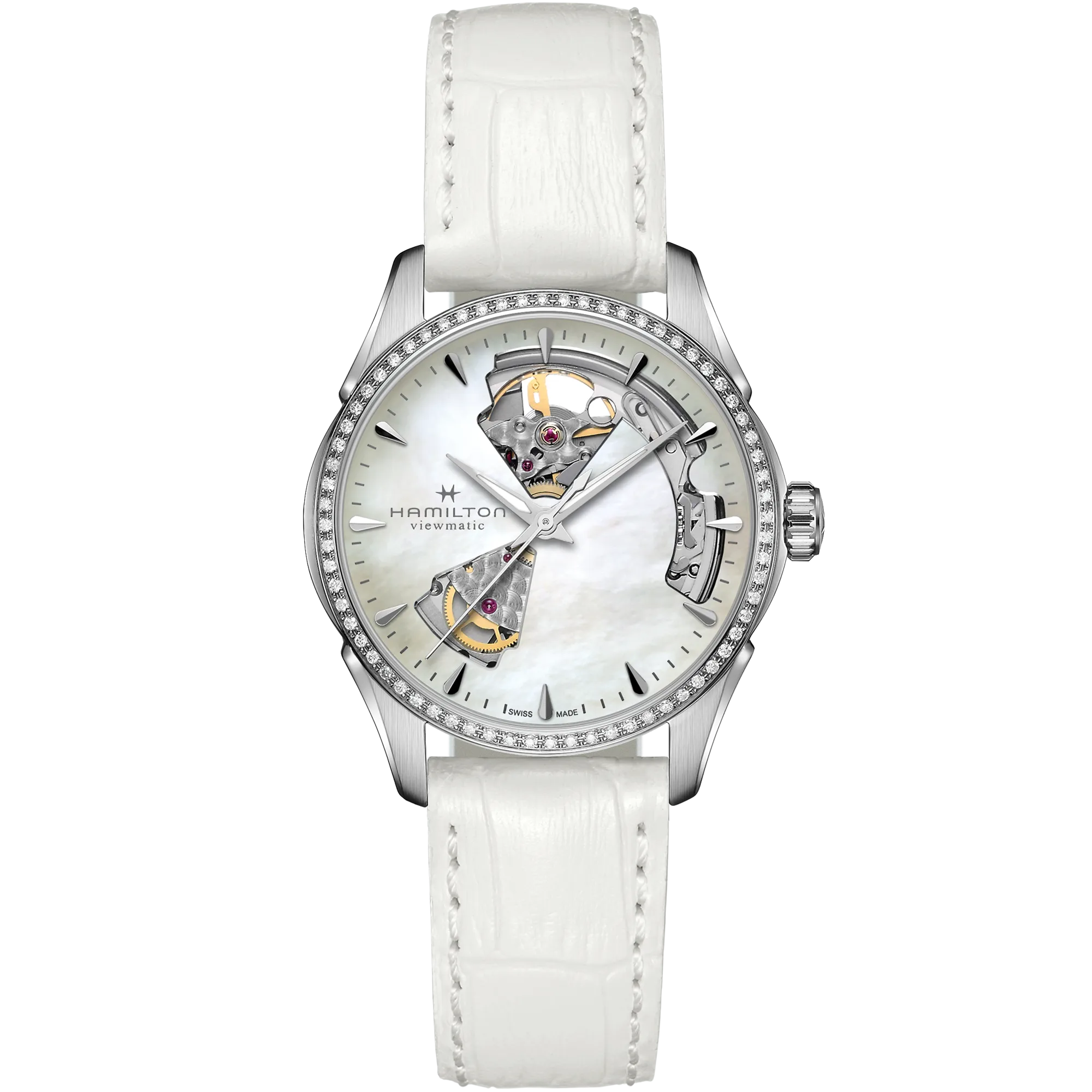 Hamilton Jazzmaster Open Heart Auto Sedef H32205890 detay görseli 1
