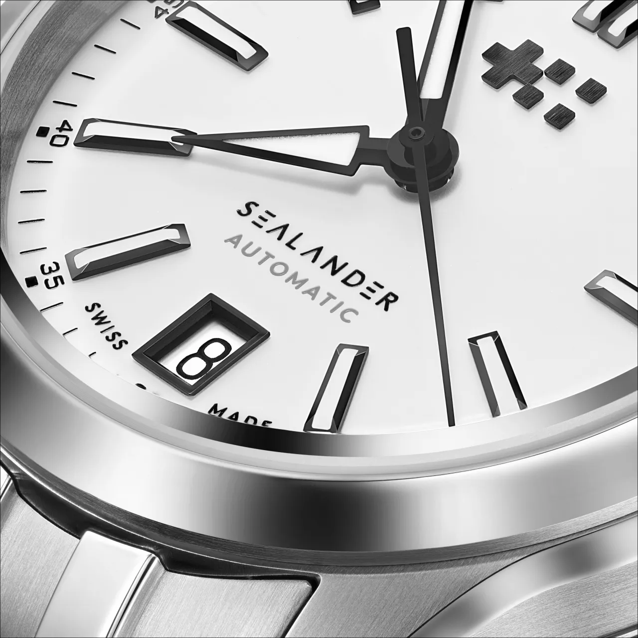 Christopher Ward C63 Sealander Automatic Beyaz C6336ADA4S00W0RK detay görseli 3