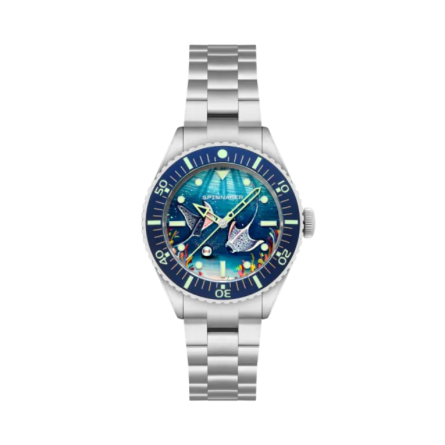 Beğenmek için çift tıkla Spinnaker Spence 300 Automatic Underwater Dancers Blue SP519111 Görsel 1