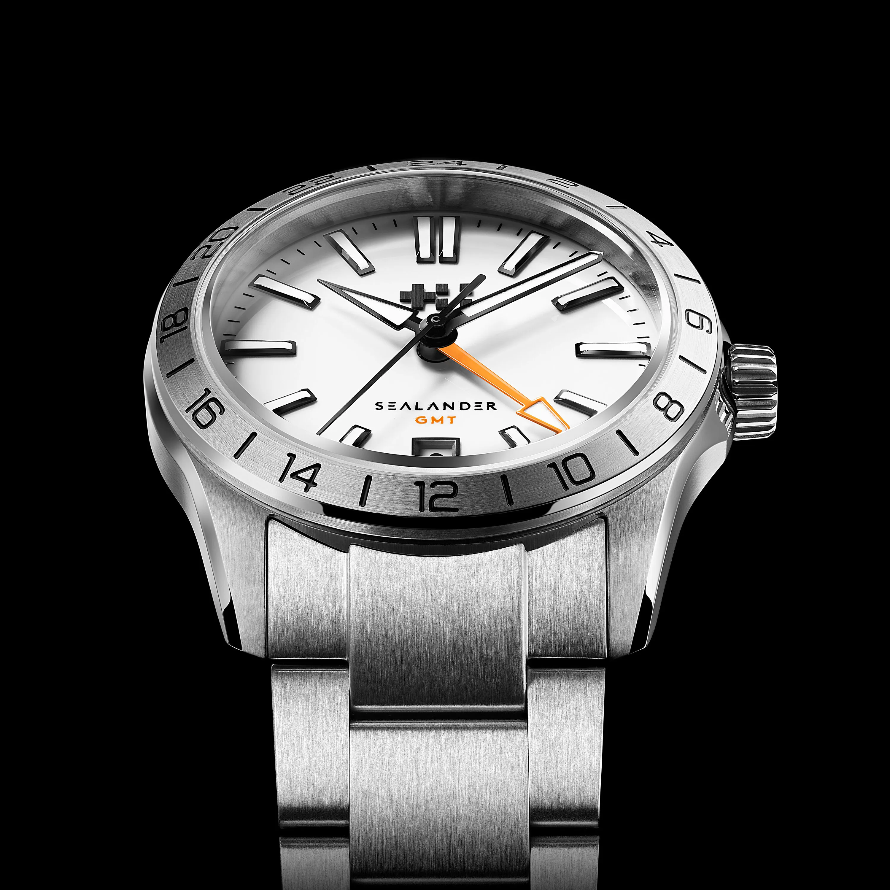 Christopher Ward C63 Sealander GMT Otomatik Beyaz C6336AGM4S00W0B0 detay görseli 4