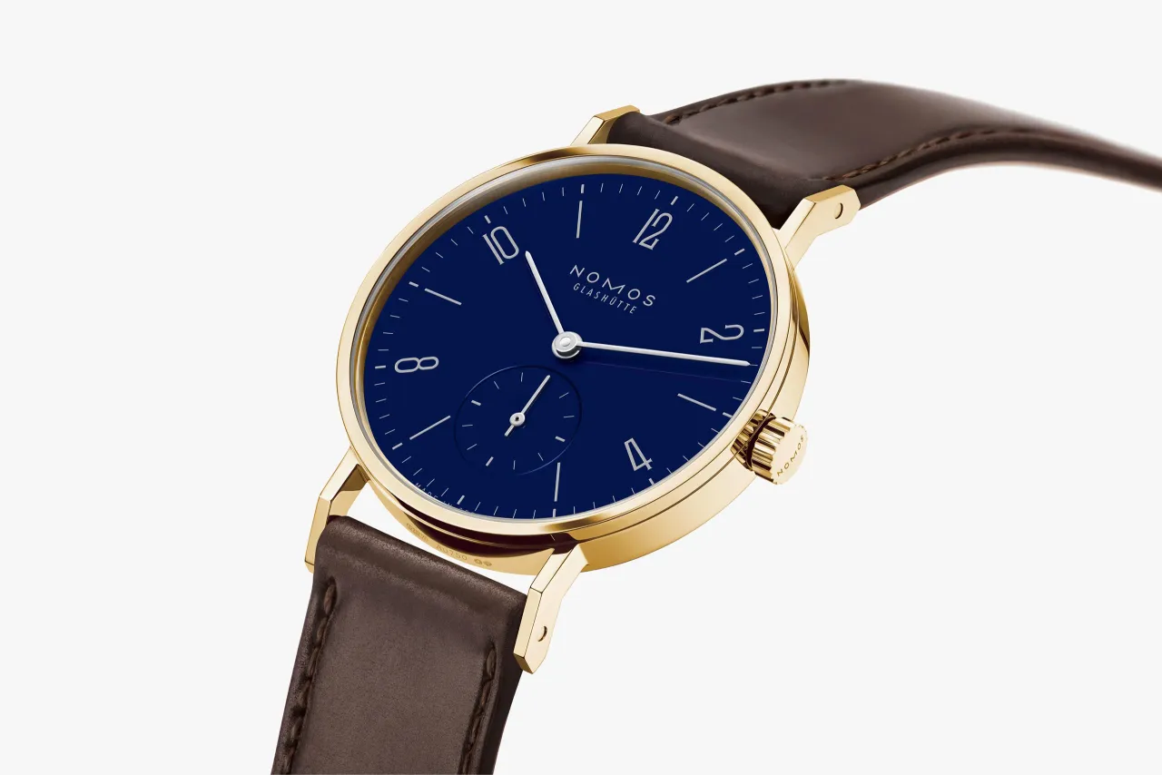 NOMOS Glashütte Tangente Gold 33 DIE ZEIT 104S2 detay görseli 1