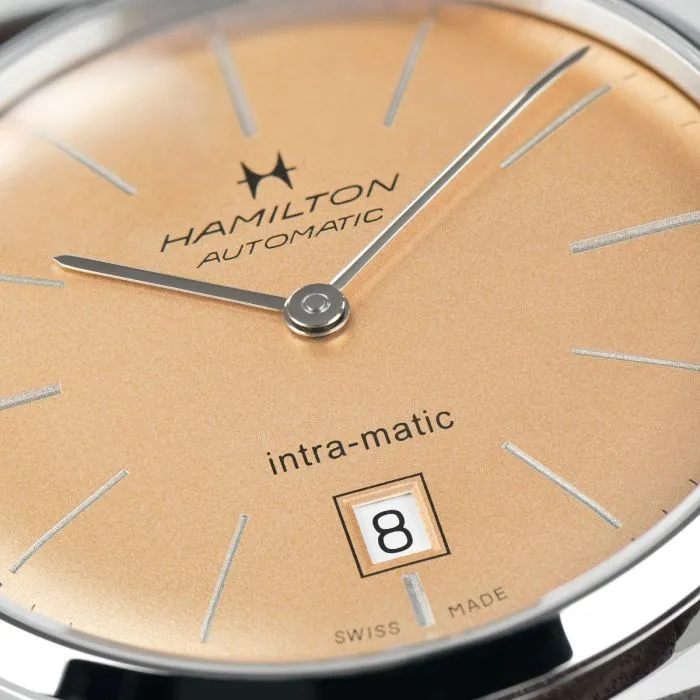 Hamilton American Classic Intra-Matic Auto Şampanya H38455501 detay görseli 4