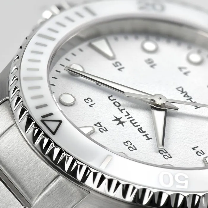 Hamilton Khaki Navy Scuba Quartz White H82221110 detay görseli 3