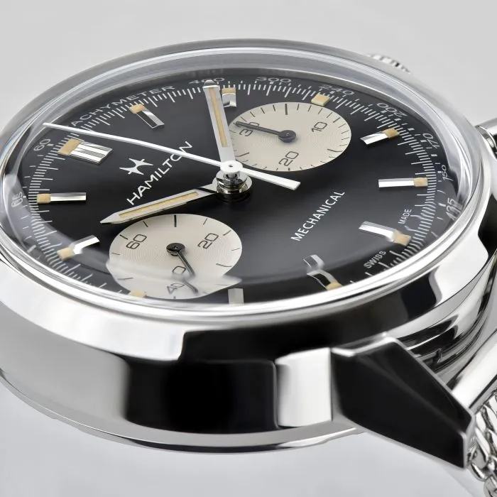 Hamilton American Classic Intra-Matic Chronograph H Siyah H38429130 detay görseli 4
