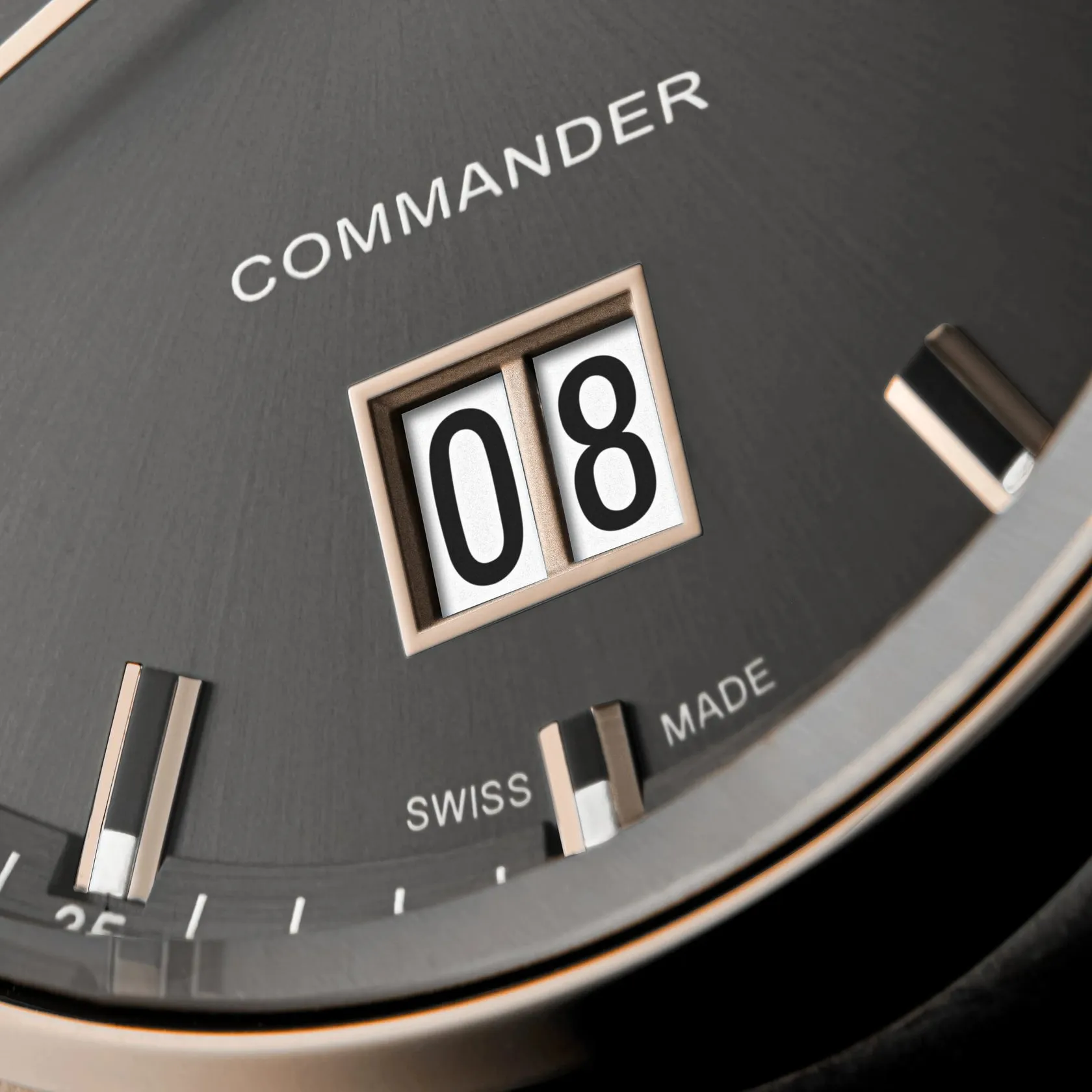 Mido Commander Big Date Otomatik Anthracite M0216262206100 detay görseli 5