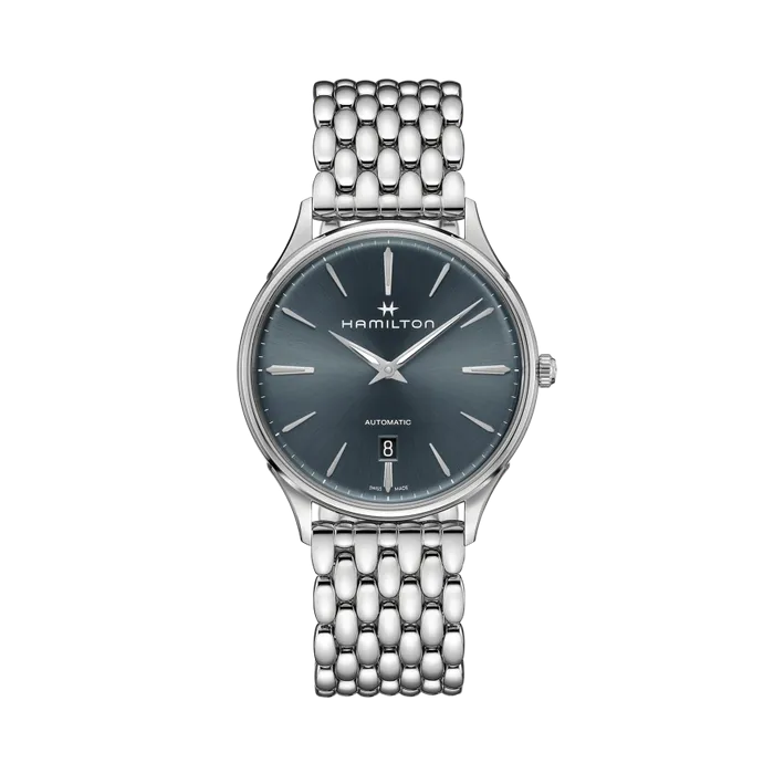 Hamilton Jazzmaster Thinline Auto Otomatik Mavi H38525141
