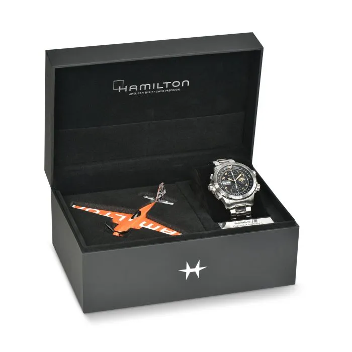 Hamilton Khaki Aviation X Wind Day Date Auto Chrono Black H77796135 detay görseli 1