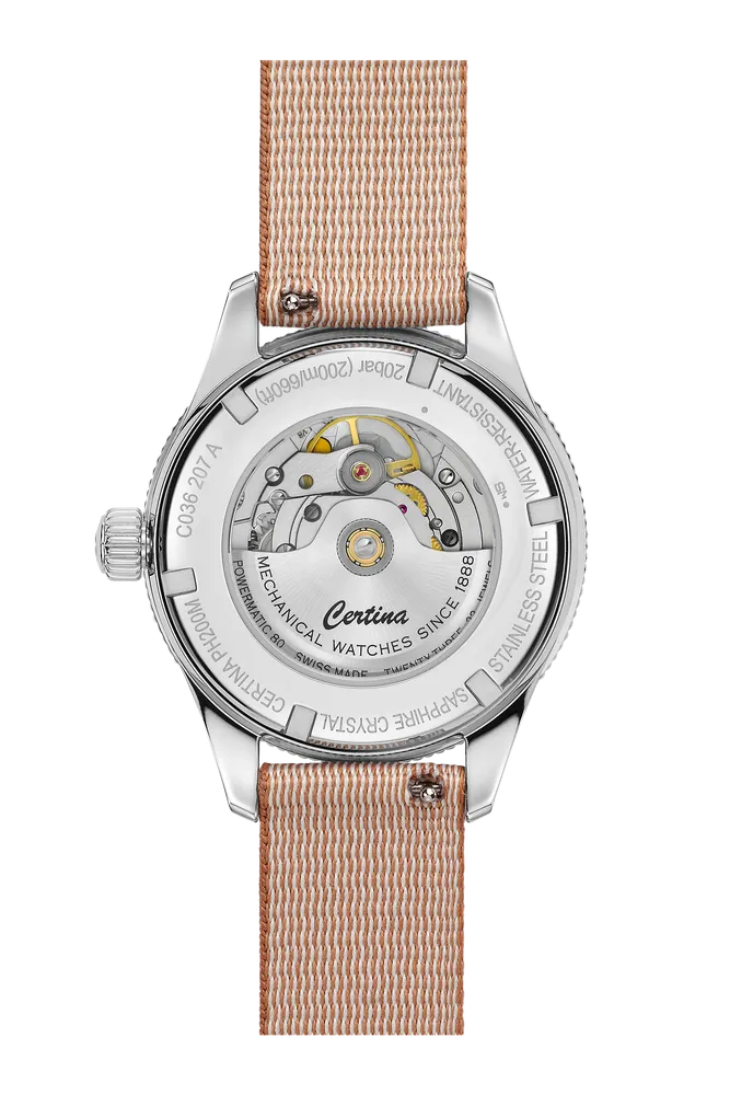 Certina DS PH200M 39mm Powermatic 80 Otomatik Mother Of Pearl C0362071810600 detay görseli 2