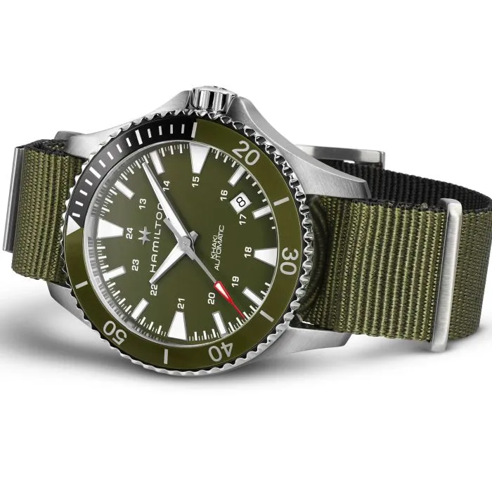 Hamilton Khaki Navy Scuba Auto Yeşil H82375961 detay görseli 3