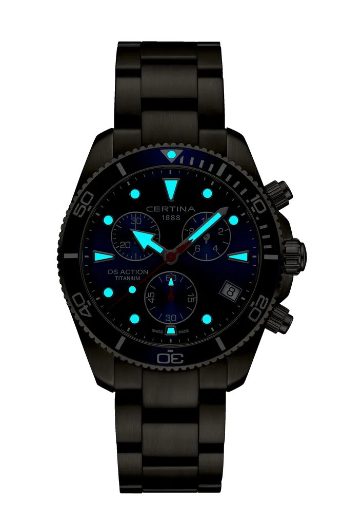 Certina DS Action Chrono Blue C0484174404100 detay görseli 1