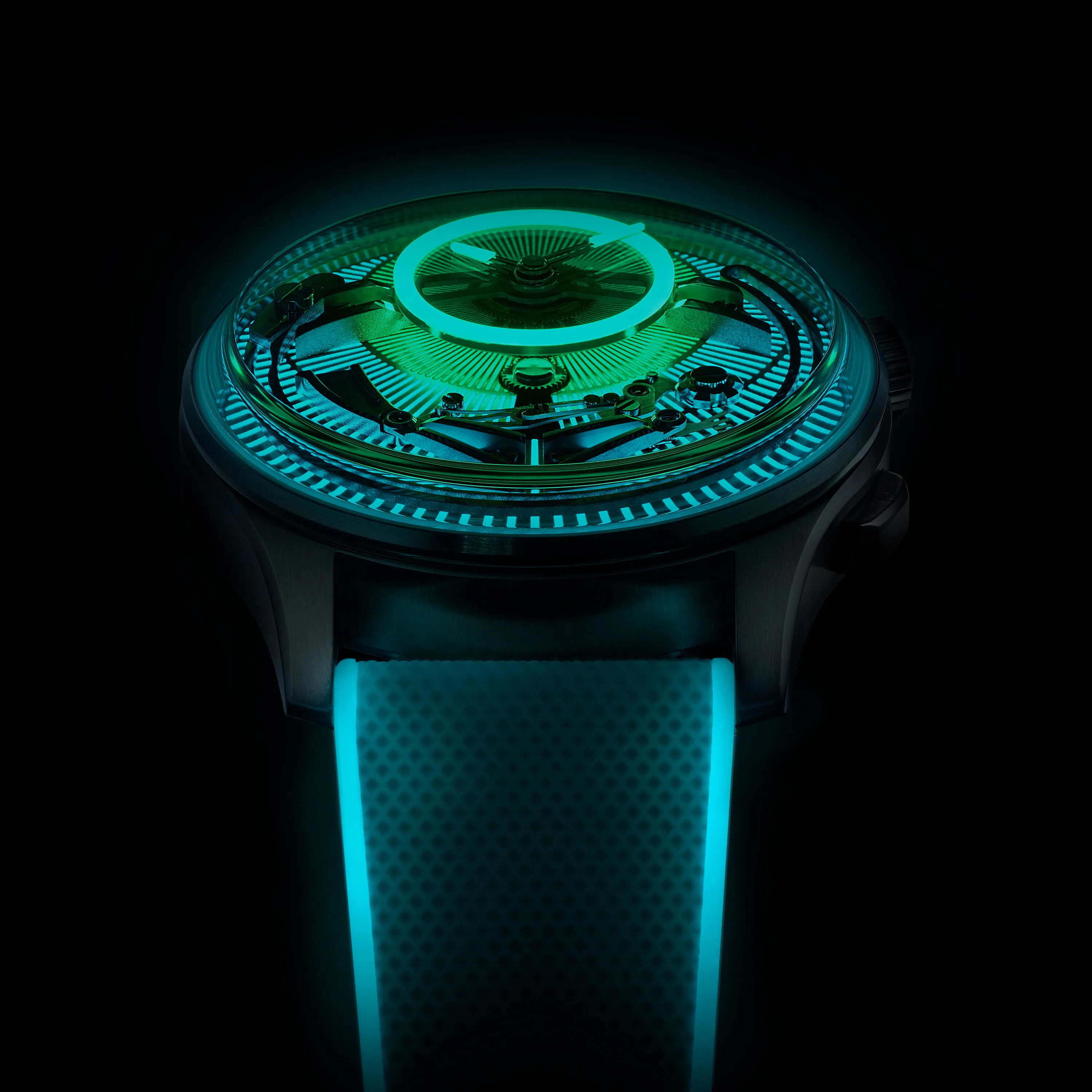 Christopher Ward C1 Bel Canto Lumière Neon Otomatik C0141APT4T00V0RV detay görseli 4