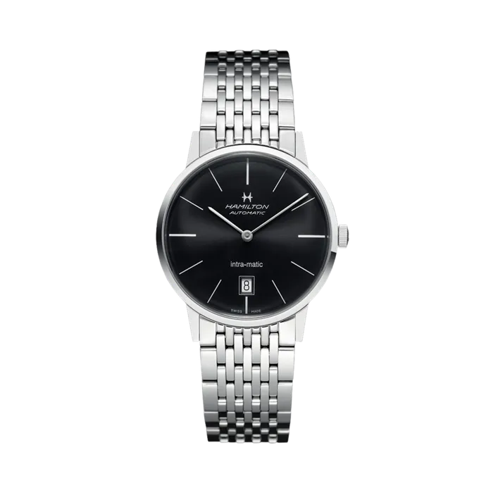 Hamilton American Classic Intra-Matic Auto Otomatik Siyah H38455131