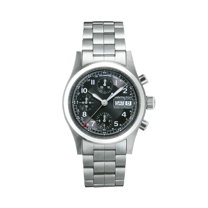 Hamilton Khaki Field Auto Chrono Siyah H71516137