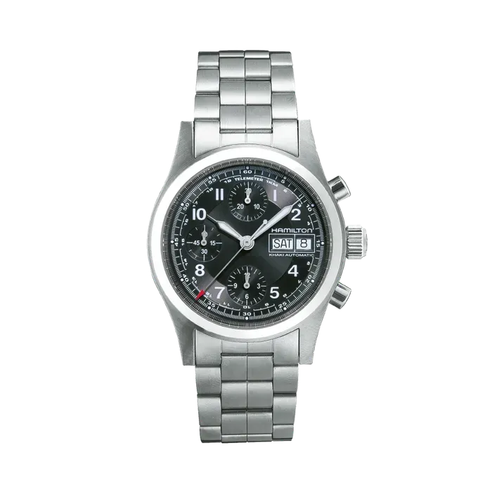 Hamilton Khaki Field Auto Chrono Siyah H71516137
