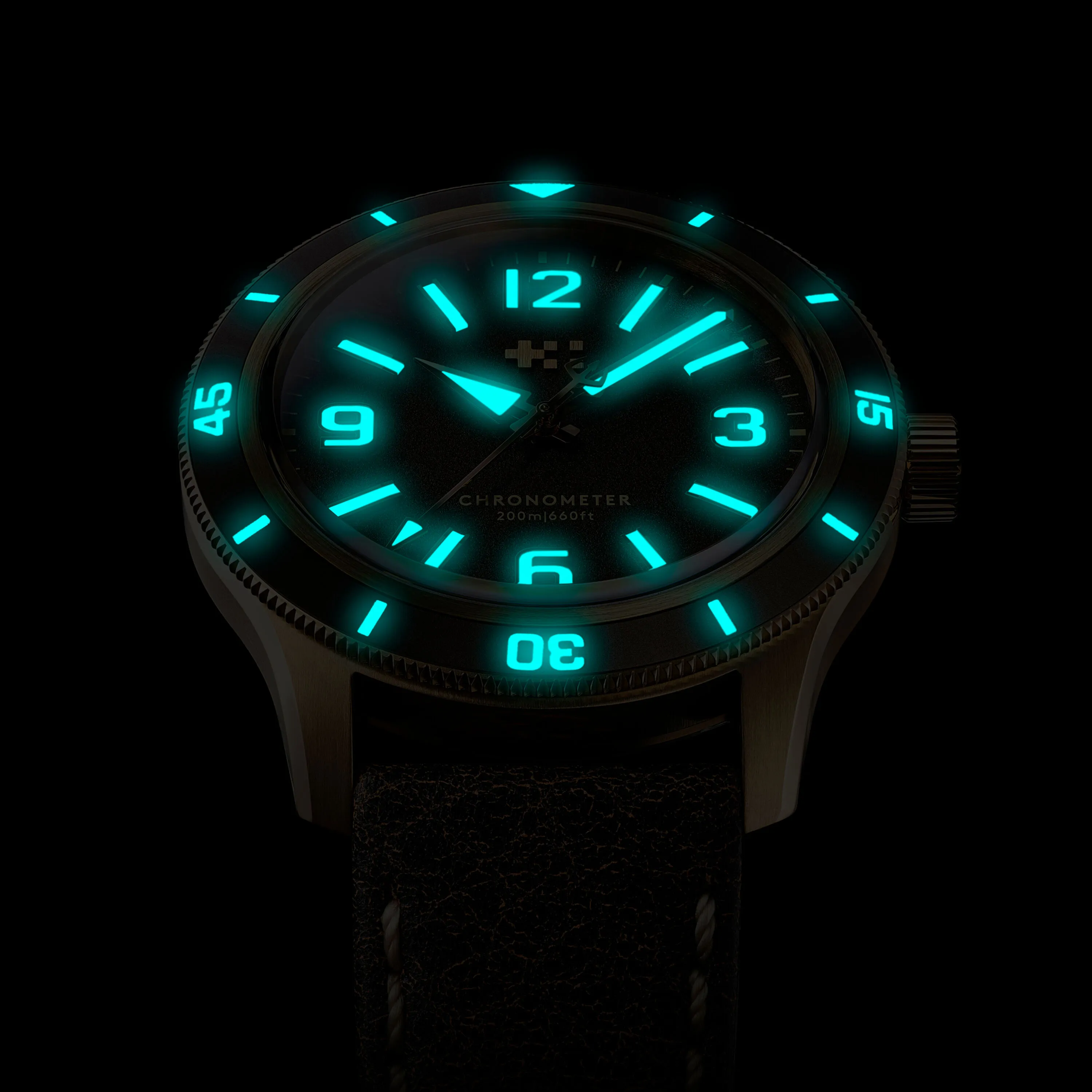 Christopher Ward C60 Trident Biscay Bronze Otomatik Kahverengi C6039C3H1B0KK0HK detay görseli 5