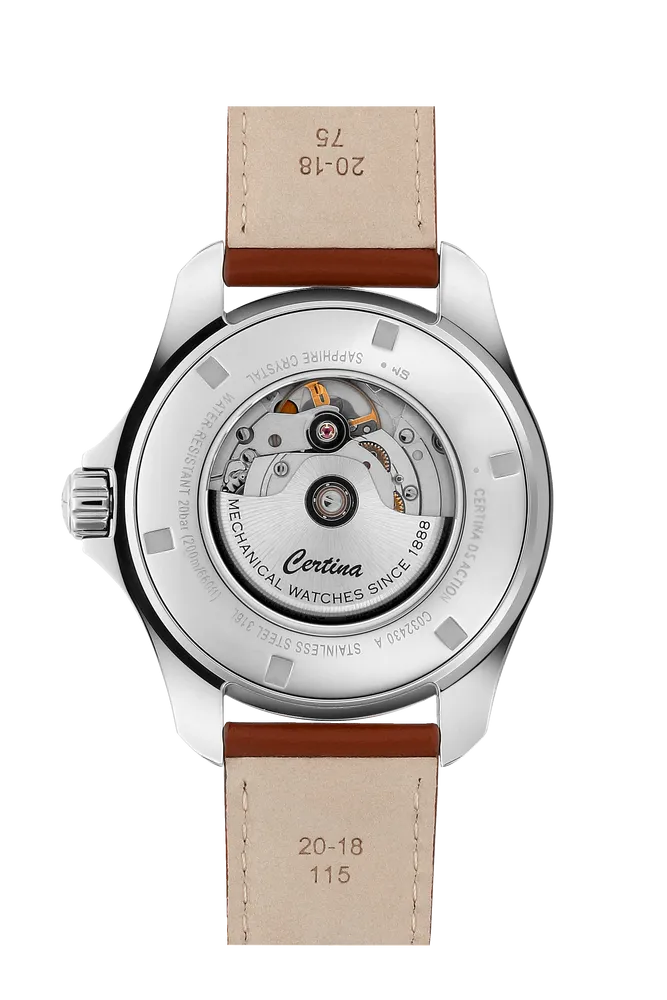Certina DS Action Day Date Powermatic 80 Otomatik Mavi C0324301604100 detay görseli 2