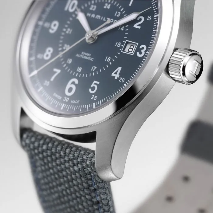 Hamilton Khaki Field Otomatik Mavi H70605943 detay görseli 2