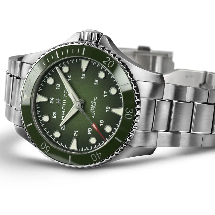 Hamilton Khaki Navy Scuba Auto Otomatik Yeşil H82525160 detay görseli 2