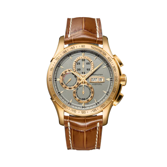 Hamilton Jazzmaster Lord Hamilton Auto Chrono Gümüş H32836551