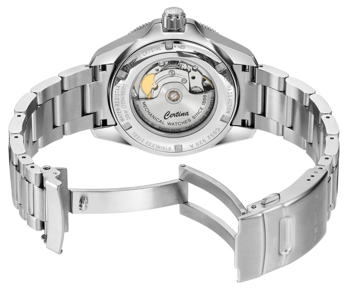 Certina DS Action GMT Powermatic 80 Otomatik Mavi C0329291104100 detay görseli 3