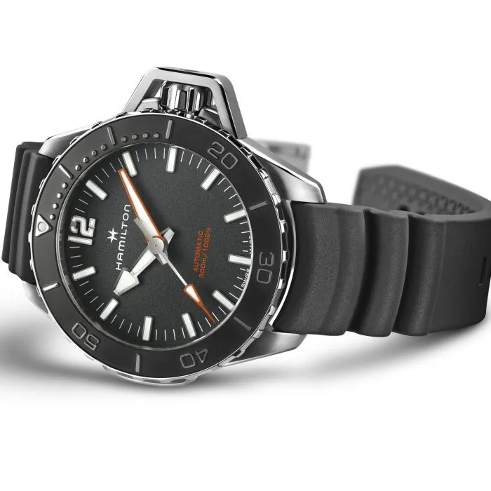 Hamilton Khaki Navy Frogman Otomatik Siyah H77825330 detay görseli 2