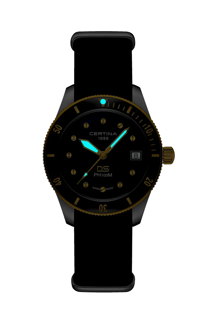 Certina DS PH100M Lady Black C0442102605100 detay görseli 1