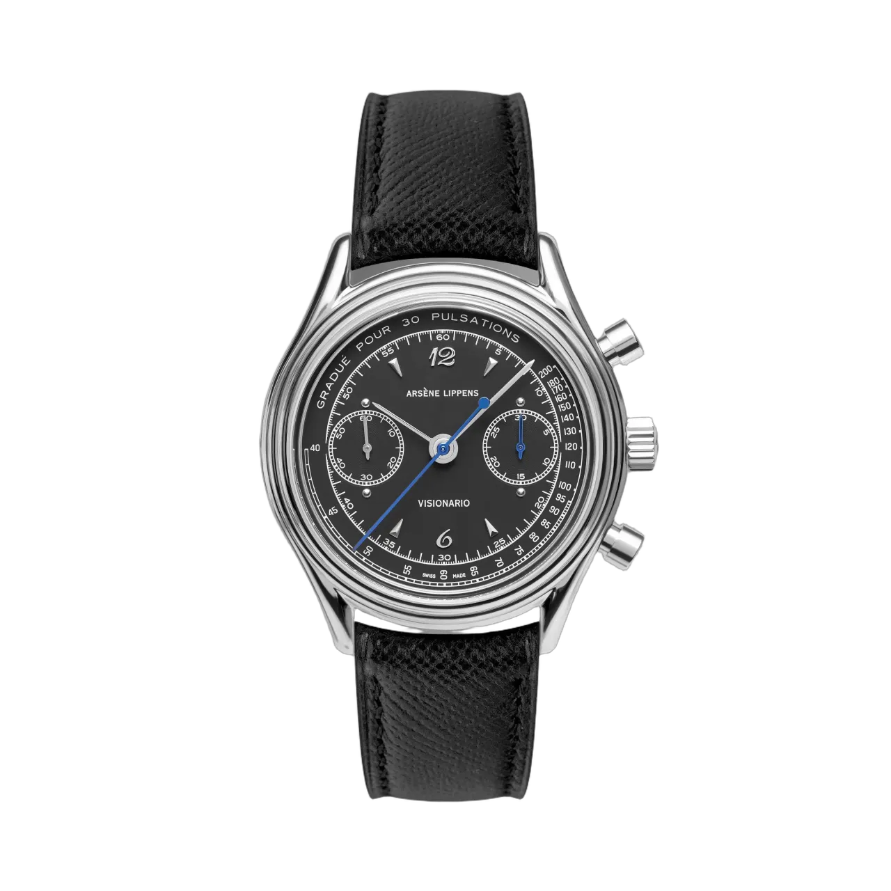 Arsène Lippens Visionario Flyback Otomatik Siyah 0898PN