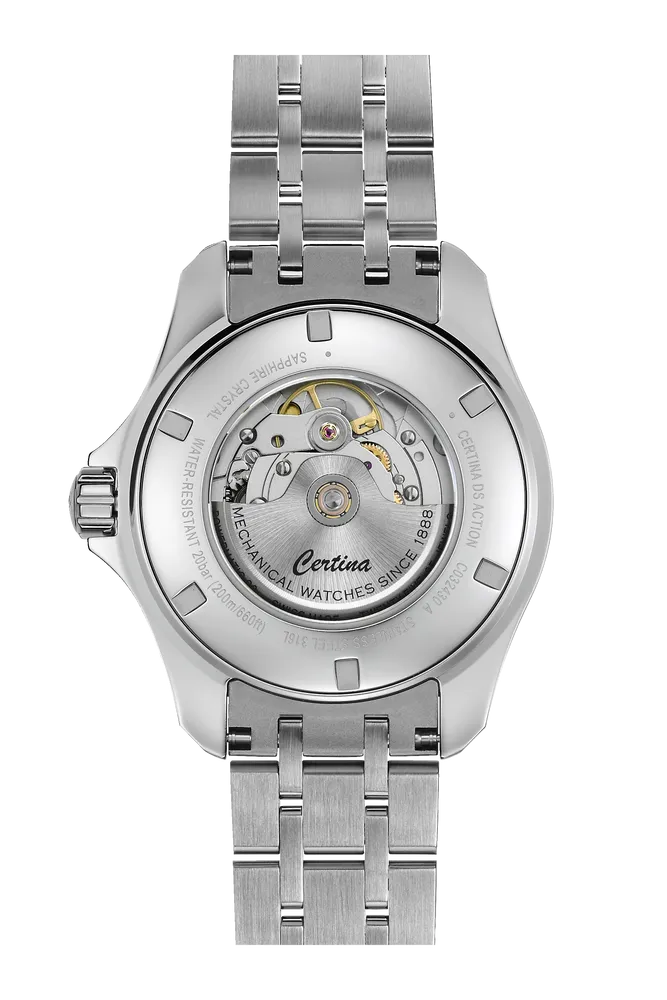 Certina DS Action Day Date Powermatic 80 Otomatik Gri C0324301108101 detay görseli 2