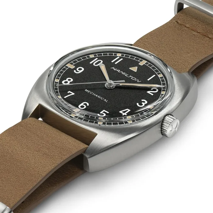 Hamilton Khaki Aviation Pilot Pioneer Mechanical Siyah H76419531 detay görseli 4