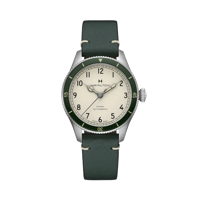 Hamilton Khaki Aviation Pilot Pioneer 38mm Otomatik Beyaz H76255810