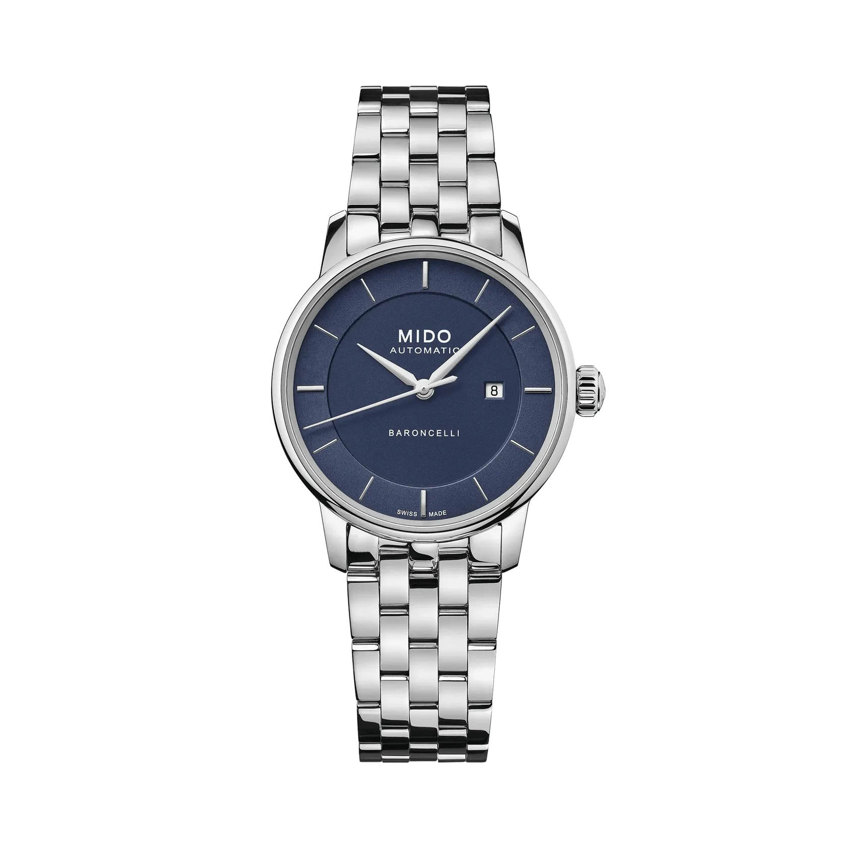 Mido Baroncelli Signature Lady Otomatik Mavi M0372071104100