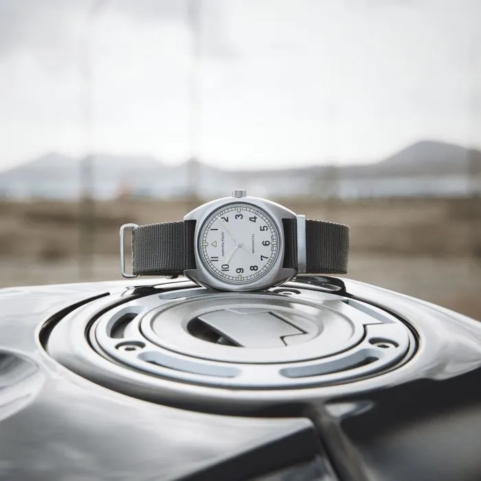 Hamilton Khaki Aviation Pilot Pioneer Mechanical Silver H76419951 detay görseli 5