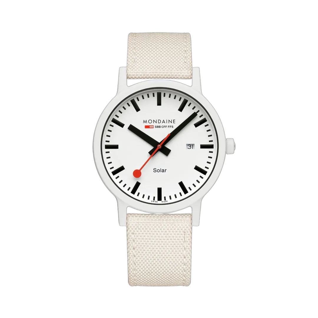 Mondaine Essence Solar White MS141910LA