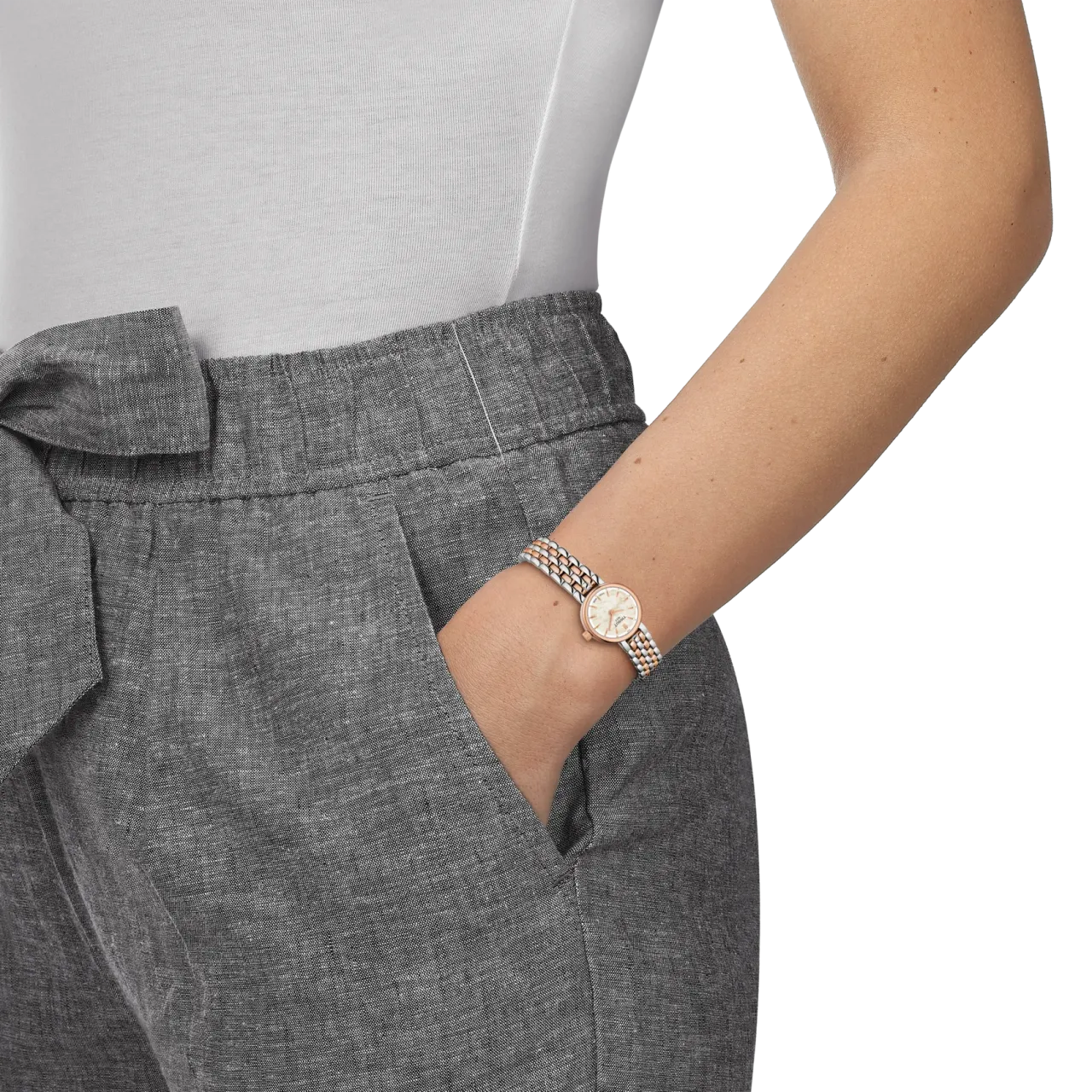 Tissot Lovely Beyaz Sedef T1400092211101 detay görseli 1