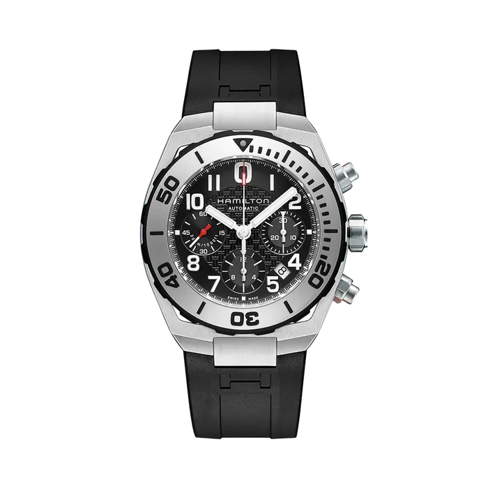 Hamilton Khaki Navy Sub Auto Chrono Black H78716333